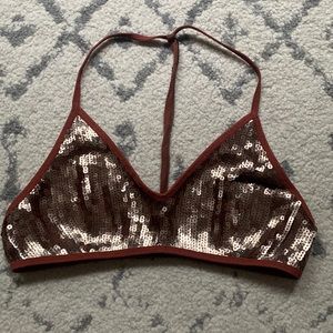 Sequin Bralette Top